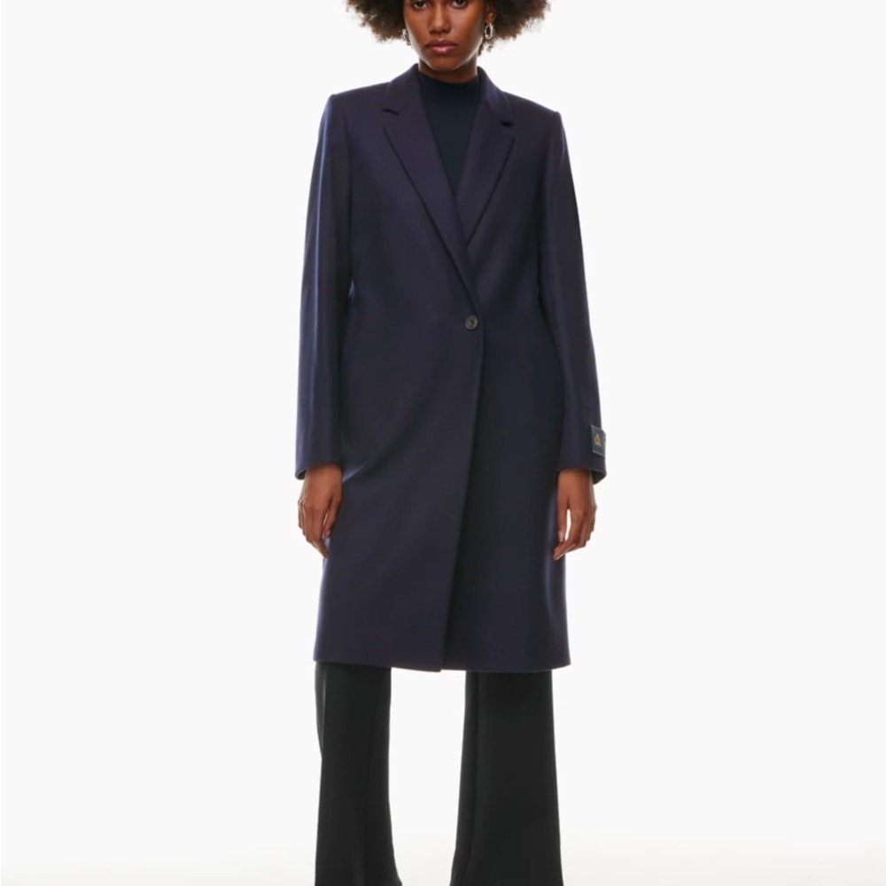 Babaton Stedman lined coat in navy